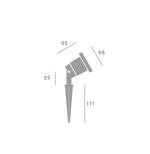 Carica immagine nella visualizzazione Galleria, Spot Faretto Con Picchetto