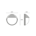 Carica immagine nella visualizzazione Galleria, Palpebra Tonda Applique