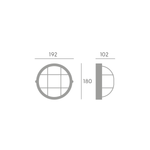 Carica immagine nella visualizzazione Galleria, Industriale Tonda Con Gabbia Plafoniera