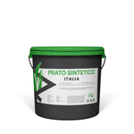 Carica immagine nella visualizzazione Galleria, Secchiello da 6 kg di colla bicomponente per l'installazione di prato sintetico, con coperchio verde e istruzioni.