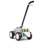 Carica immagine nella visualizzazione Galleria, Carrello traccialinee con ruote robuste e maniglione per segnare i campi da gioco, adatto a superfici sintetiche.