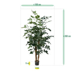 Carica immagine nella visualizzazione Galleria, Palma Artificiale a Coda Di pesce Xl Deluxe 190 cm