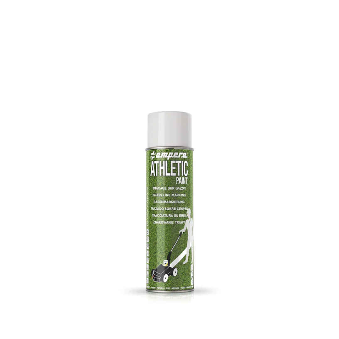 Bomboletta spray di vernice atletica verde per marcature su campi sportivi e prati sintetici, resistente e non tossica