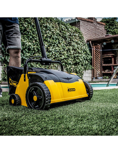 Spazzolatrice elettrica con raccolta