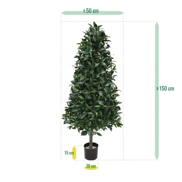 Albero Di Alloro Deluxe piramide 150 cm